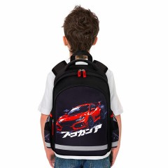 Рюкзак ПИФАГОР SCHOOL, 1 отделение, 3 кармана, "Street race", 38x28х14 см, 273169 Рюкзак ПИФАГОР SCHOOL, 1 отделение, 3 кармана, "Street race", 38x28х14 см, 273169 - фото 7