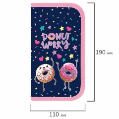 Пенал ПИФАГОР, 2 отделения, ламинированный картон, 19х11 см, "Comic donuts", 273482 Пенал ПИФАГОР, 2 отделения, ламинированный картон, 19х11 см, "Comic donuts", 273482 - фото 6