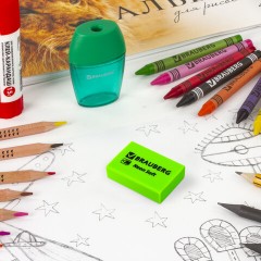 Ластики BRAUBERG NEON SOFT НАБОР 12 штук, размер ластика 31х20х10 мм, экологичный ПВХ, 271339 Ластики BRAUBERG NEON SOFT НАБОР 12 штук, размер ластика 31х20х10 мм, экологичный ПВХ, 271339 - фото 10
