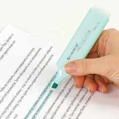 Текстовыделитель BRAUBERG "ORIGINAL PASTEL", БИРЮЗОВЫЙ, линия 1-5 мм, 151694 - фото 8