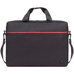 Сумка портфель BRAUBERG PRACTICAL с отделением для ноутбука 15,6", "Red line", черная, 29х40х7 см, 270829 - фото 5
