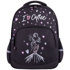 Рюкзак BRAUBERG SOFT, 2 отделения, 3 кармана, "I love coffee", СВЕТЯЩИЙСЯ, 40х31х15 см, 270611 Рюкзак BRAUBERG SOFT, 2 отделения, 3 кармана, "I love coffee", СВЕТЯЩИЙСЯ, 40х31х15 см, 270611 - фото 4