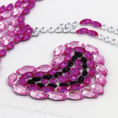 Наклейки готовые из страз ФЛАМИНГО, 8 декоративных элементов, 9,5х15,5 см, ОСТРОВ СОКРОВИЩ, 661565 - фото 4