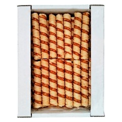 Вафельные трубочки СЕМЕЙКА ОЗБИ с шоколадным вкусом, 500 г, 1531 - фото 2
