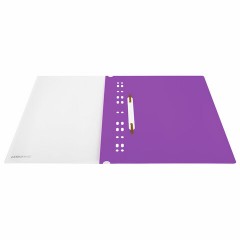 Скоросшиватель пластиковый с перфорацией BRAUBERG EXTRA, А4, 140/180 мкм, фиолетовый, 272897 Скоросшиватель пластиковый с перфорацией BRAUBERG EXTRA, А4, 140/180 мкм, фиолетовый, 272897 - фото 3