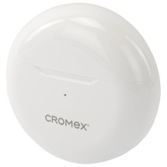 Наушники беспроводные TWS вкладыши с микрофоном CROMEX (КРОМЕКС) EP-T28W, Bluetooth 5.4, белые, 514121 - фото 5