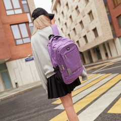 Рюкзак BRAUBERG HIGH SCHOOL универсальный, 3 отделения, "Стимул", фиолетовый, 46х31х18 см, 225516 - фото 22