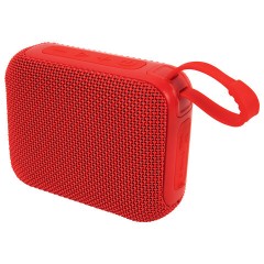 Колонка портативная влагозащищенная KAIGO (КАЙГО) BS100, 5 Вт, Bluetooth, USB, Micro SD, TWS, FM, красная, 514220