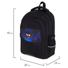 Рюкзак BRAUBERG VIBE, 2 отделения, 5 карманов, "Dark spider", 40х28х14 см, 273174 - фото 10