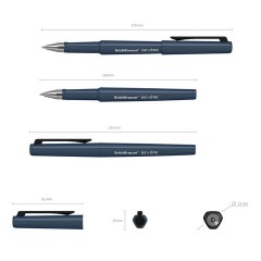 Ручка шариковая ERICH KRAUSE "Severe Stick Classic", СИНЯЯ, корпус ассорти,0,7 мм, линия 0,28 мм, 48079 - фото 2