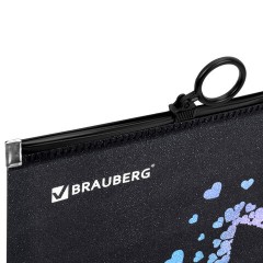 Папка для тетрадей BRAUBERG А4, 1 отделение, пластик, на zip-lock молнии, "Pretty face", 273319 Папка для тетрадей BRAUBERG А4, 1 отделение, пластик, на zip-lock молнии, "Pretty face", 273319 - фото 3