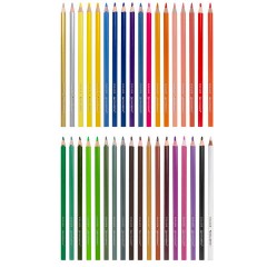 Карандаши цветные BRAUBERG PREMIUM, 36 цветов, трехгранные, грифель 3,3 мм, натуральное дерево, 181654 - фото 2