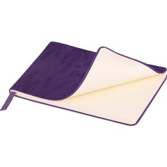 Еженедельник датированный 2026 МАЛЫЙ ФОРМАТ 105х160 мм, А6, BRAUBERG "Imprint", тиснение, фиолетовый, 117210 - фото 3