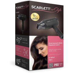 Фен SCARLETT SC-HD70I37, 1900 Вт, 2 скорости, 3 температурных режима, ионизация, черный Фен SCARLETT SC-HD70I37, 1900 Вт, 2 скорости, 3 температурных режима, ионизация, черный - фото 2