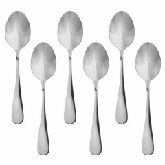 Ложки чайные 13,5 см, STANDARD, КОМПЛЕКТ 6 шт., полированная нержавеющая сталь, серебристые DASWERK (ДАСВЕРК), 609075 - фото 2