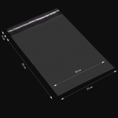 Пакет БОПП с клеевым клапаном, КОМПЛЕКТ 100 шт., 25х35+4 см, толщина 30 мкм, с усиленным швом - фото 2