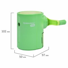 Точилка механическая BRAUBERG KIDS, для простых и цветных карандашей, корпус мятный, крепление к столу, 272003 Точилка механическая BRAUBERG KIDS, для простых и цветных карандашей, корпус мятный, крепление к столу, 272003 - фото 10