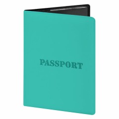 Обложка для паспорта, мягкий полиуретан, "PASSPORT", цвет "тиффани", STAFF, 238404 Обложка для паспорта, мягкий полиуретан, "PASSPORT", цвет "тиффани", STAFF, 238404 - фото 5