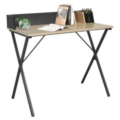 Стол на металлокаркасе BRABIX "LOFT CD-007", 800х500х840 мм, органайзер, комбинированный, 641227 - фото 9