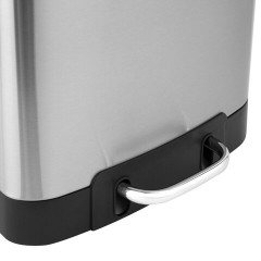 Ведро мусорное с педалью 6 л, крышка с доводчиком, стальное, БЕЗ ОТПЕЧАТКОВ, LAIMA ULTRA, 701567 - фото 6