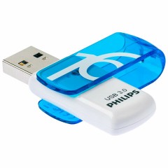 Флеш-диск 16 GB PHILIPS VIVID, разъем USB 3.0, синий, FM16FD00B/97 Флеш-диск 16 GB PHILIPS VIVID, разъем USB 3.0, синий, FM16FD00B/97 - фото 2