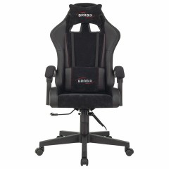 Кресло компьютерное BRABIX "Striker GM-121", синхромеханизм, 2 подушки, экокожа/велюр, черное, 532962 Кресло компьютерное BRABIX "Striker GM-121", синхромеханизм, 2 подушки, экокожа/велюр, черное, 532962 - фото 9