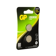 Батарейки литиевые GP Lithium CR2032 "таблетки, дисковые, кнопочные" КОМПЛЕКТ 2 шт., блистер, CR2032-2CRU2 Батарейки литиевые GP Lithium CR2032 "таблетки, дисковые, кнопочные" КОМПЛЕКТ 2 шт., блистер, CR2032-2CRU2 - фото 2