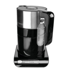 Чайник BOSCH TWK8613P, 1,5 л, 2400 Вт, закрытый нагревательный элемент, нержавеющая сталь, черный - фото 2