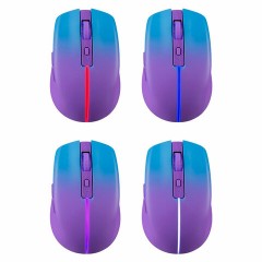 Мышь беспроводная бесшумная DEFENDER Mystery MM-301 LED, 5 кнопок + колесо-кнопка, фиолетовая, 52301 Мышь беспроводная бесшумная DEFENDER Mystery MM-301 LED, 5 кнопок + колесо-кнопка, фиолетовая, 52301 - фото 7