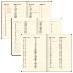 Еженедельник датированный 2026 А5 145х215 мм, BRAUBERG "Augustus", под кожу, розовый, 117163 - фото 7