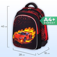 Рюкзак BRAUBERG KIDS MIND с пеналом в комплекте, 2 отделения, "Fiery Road", 40х28х18 см, 273177 Рюкзак BRAUBERG KIDS MIND с пеналом в комплекте, 2 отделения, "Fiery Road", 40х28х18 см, 273177 - фото 10