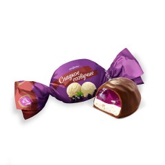 Конфеты шоколадные KONTI "Сладкое созвучие", смородина с пломбиром, 1000 г, пакет, 13915 - фото 2