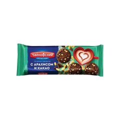 Печенье сдобное ЧАЙКОФСКИЙ с арахисом и какао, 145 г - фото 2