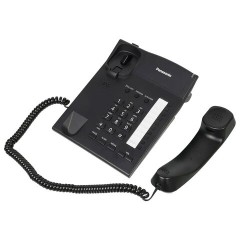 Телефон PANASONIC KX-TS2382RUB, память 10 последних набранных номеров, тональный/импульсный режим, повтор, чёрный - фото 3
