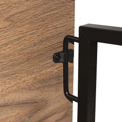 Стол на металлокаркасе BRABIX "LOFT CD-001", 800х440х740 мм, складной, цвет морёный дуб, 641209 - фото 10