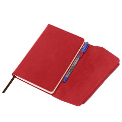 Ежедневник датированный 2026, А5, 145х213 мм, BRAUBERG "Jacket", под кожу, клапан, держатель, красный, 117401 - фото 3