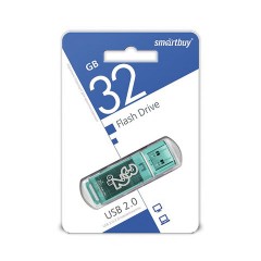 Флеш-память Smartbuy Glossy, 32Gb, USB 2.0, зел, SB32GBGS-G Флеш-память Smartbuy Glossy, 32Gb, USB 2.0, зел, SB32GBGS-G - фото 3