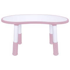Стол детский BRABIX KIDS CT-002, растущий, 2-8 лет, пластик белый + розовый, 533295 - фото 3