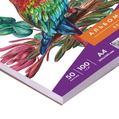 Скетчбук, белая бумага 100 г/м2, 205х290 мм, 50 л., гребень, жёсткая подложка, BRAUBERG ART DEBUT, 110983 Скетчбук, белая бумага 100 г/м2, 205х290 мм, 50 л., гребень, жёсткая подложка, BRAUBERG ART DEBUT, 110983 - фото 4