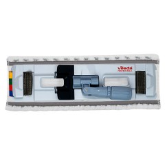 Насадка МОП плоская 40 см, VILEDA PROFESSIONAL "МикроЛайт Макси Спид Про", уши (ТИП УВ) микрофибра / скраб, 167292 - фото 6