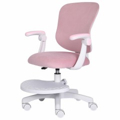 Кресло детское с подставкой для ног BRABIX "Sky MG-206", велюр, розовое, 533154 - фото 11