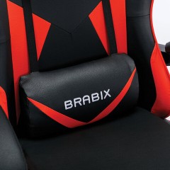 Кресло компьютерное BRABIX "Dexter GM-135", подножка, две подушки, экокожа, черное/красное, 532799 Кресло компьютерное BRABIX "Dexter GM-135", подножка, две подушки, экокожа, черное/красное, 532799 - фото 11