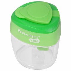 Точилки BRAUBERG KIDS "MAXI", 2 ШТУКИ, 2 отверстия, с большим контейнером, трехгранный корпус, цвета ассорти, блистер, 271947 - фото 3