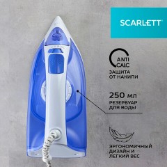 Утюг SCARLETT SC-SI30K23, 2200 Вт, керамическое покрытие, самоочистка, синий Утюг SCARLETT SC-SI30K23, 2200 Вт, керамическое покрытие, самоочистка, синий - фото 15