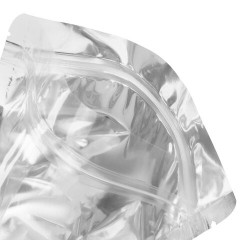 Пакеты дой-пак с замком ZIP LOCK, металлизированная + прозрачная стенка, 120х200 + 40 мм, КОМПЛЕКТ 100 штук, 70 мкм, BRAUBERG, 700683 - фото 3