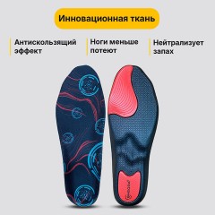 Стельки для обуви АНАТОМИЧЕСКИЕ С АМОРТИЗАТОРОМ размер RU 34-37/EU 35-38, SHEGRA (ШЕГРА), 702304 - фото 12