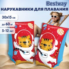 Нарукавники для плавания "Подводный мир" 30x15 см, 5-12 лет, BESTWAY, 32102 Нарукавники для плавания "Подводный мир" 30x15 см, 5-12 лет, BESTWAY, 32102 - фото 6
