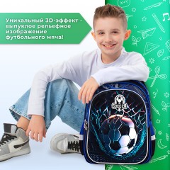 Рюкзак BRAUBERG KIDS FLOSSY, 2 отделения, 3 кармана, "Soccer Club", 3D-панель, 40х28х18 см, 273181 Рюкзак BRAUBERG KIDS FLOSSY, 2 отделения, 3 кармана, "Soccer Club", 3D-панель, 40х28х18 см, 273181 - фото 17