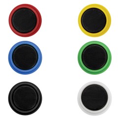 Магниты МОЩНЫЕ 20 мм (МАЛОГО ДИАМЕТРА), НАБОР 6 шт., ассорти, BRAUBERG "SUPER", 237477 - фото 4