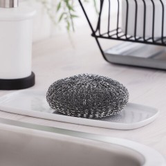 Губка (мочалка) металлическая, 40 г, МЕГА, для посуды, гриля, плиты, YORK, 003030 - фото 4